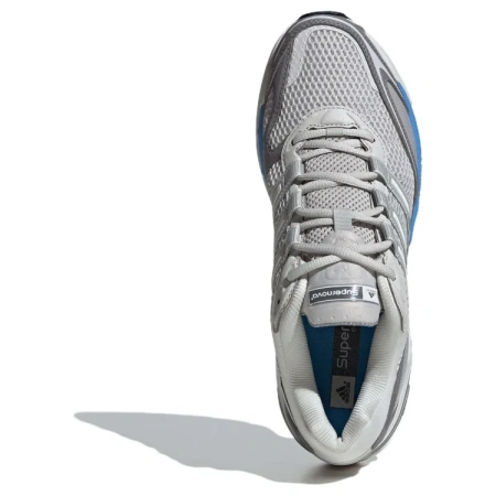 Adidas Supernova Cushion 7 Удобные противоскользящие низкие беговые кроссовки унисекс серо-голубого цвета