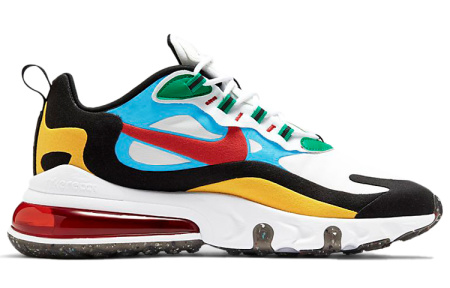 Nike Air Max 270 Амортизация Низкий Топ Повседневные Беговые Кроссовки Мужские Многоцветные