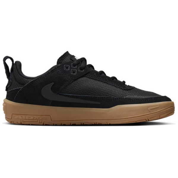 Nike SB DAY ONE Замша Устойчивая к истиранию Дышащие Низкие Кеды для Детей Лайфстайл Черные Унисекс