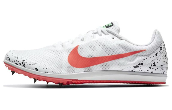 Nike Zoom Rival D 10 Спортивная амортизация дышащая низкий верх беговые кроссовки унисекс белые