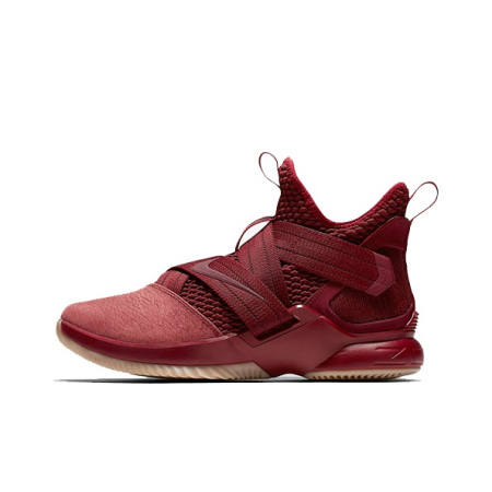 Nike Zoom Soldier 12 LeBron Круглый носок Противоскользящий Легкий MID Баскетбольные кроссовки для игры Мужские