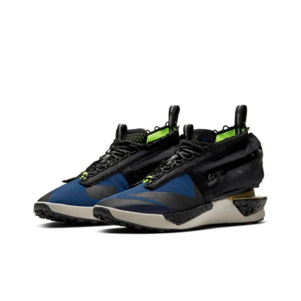 Nike ISPA Drifter Gator 'Прибрежный синий' Синтетическая кожа Противоскользящая Легкий MID Повседневная обувь Мужская