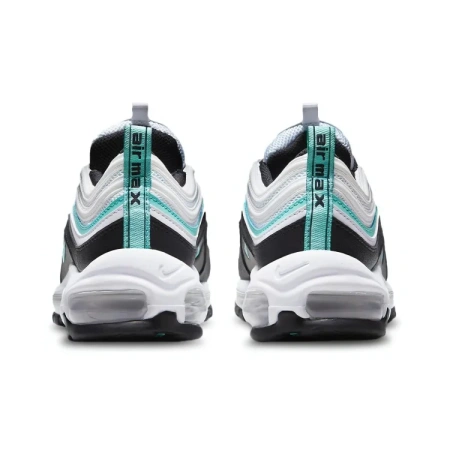Nike Air Max 97 Текстиль Синтетическая кожа Низкие кроссовки для бега на длинные дистанции Женские Белые Черные Зеленые