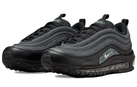 Nike Air Max 97 Low Топ Повседневные Беговые Кроссовки Женские Черные