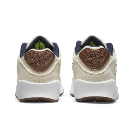 Nike Air Max 90 Low Топ Беговые кроссовки Женские Экрю