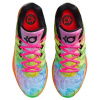 Nike KD 17 Противоскользящие устойчивые к истиранию низкие баскетбольные кроссовки унисекс желтый зеленый фиолетовый