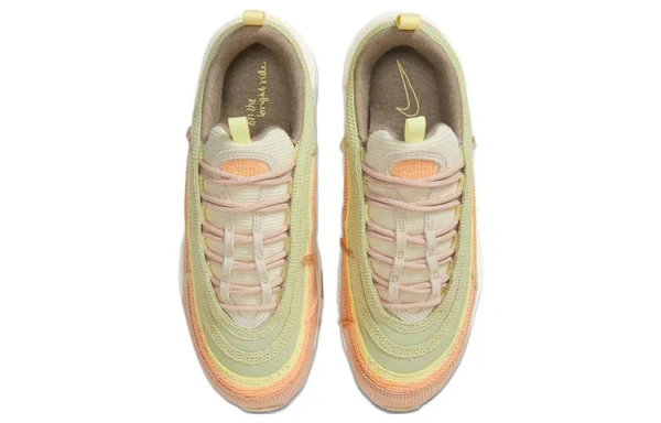 Nike Air Max 97 Износостойкие и Легкие Низкие Кроссовки с Дышащей Подушкой для Беговых Повседневных Занятий Женские