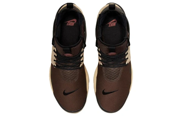 Nike Air Presto MID Utility MID Топ Повседневная обувь Мужская Темно-коричневая