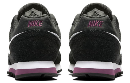 Nike MD Runner 2 Удобные Низкие Повседневные Беговые Кроссовки Женские Черные