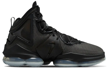 Nike Lebron 19 EP High Топ Баскетбольные кроссовки для игры Унисекс Черный Азиатская версия