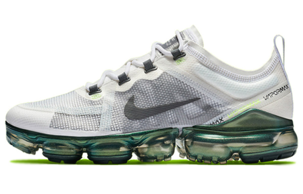 Nike VaporMax 2019 Low Повседневные беговые кроссовки Унисекс Серый Белый
