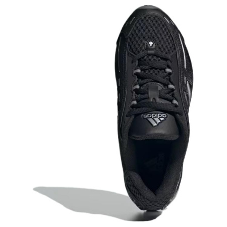 Adidas Противоскользящие Износостойкие Низкие Беговые Кроссовки Унисекс Черные