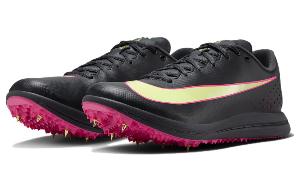 Nike противоскользящие низкие топы с карбоновыми пластинами повседневные беговые кроссовки унисекс черные и желтые
