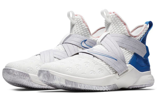 Nike Zoom Soldier 12 Provence 'Фиолетовый' Амортизация Противоскользящее покрытие Легкий MID Баскетбольные кроссовки