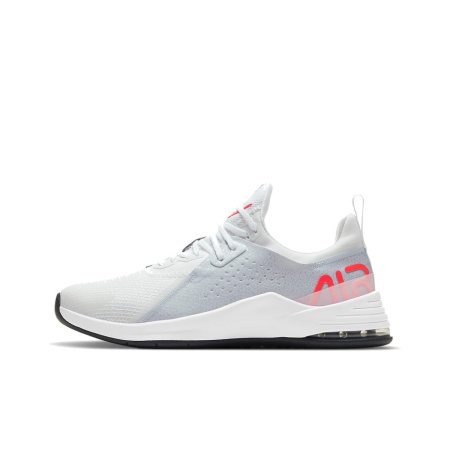 Nike Air Max Bella Сетка Текстиль Синтетическая кожа Низкие кроссовки для тренировок Женские Белый Серый Красный