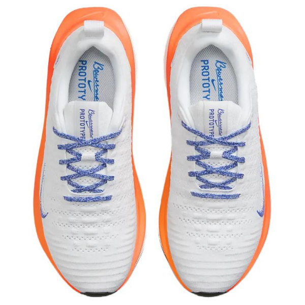 Nike InfinityRN Водонепроницаемые низкие повседневные беговые кроссовки для женщин белые оранжевые синие