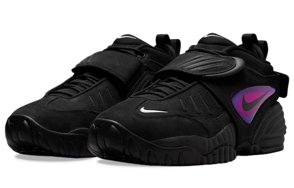 Ambush X Nike Air Adjust Force SP 'Черный' Мода MID Топ Винтажные Баскетбольные Кроссовки Унисекс Черный Фиолетовый