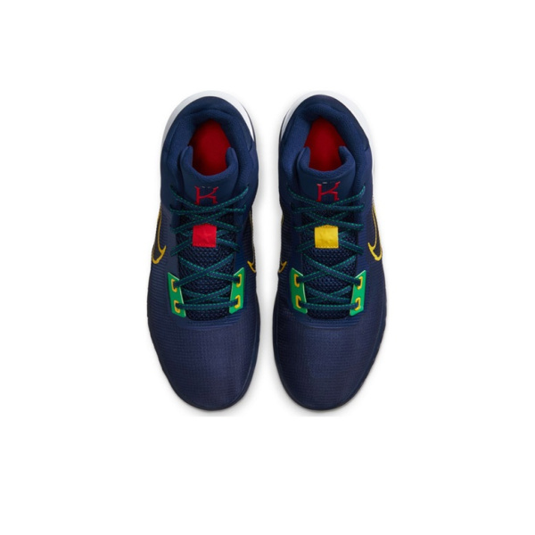 Nike Flytrap 4 Kyrie EP Морские Удобный Круглый Палец Сетка Синтетическая Кожа
