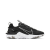 Nike React Vision Сетка Амортизация Дышащий Покрытие Низкие Кроссовки для Бега Мужские Черно-Белые