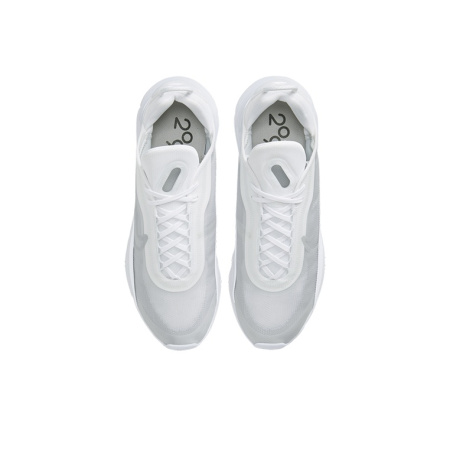 Nike Air Max 2090 Винтаж Устойчивые к истиранию Низкие Повседневные Беговые Кроссовки Унисекс Чисто Белые