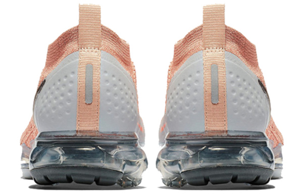 Nike VaporMax Flyknit 2 Low Топ Беговые кроссовки Женские Розовый Ткань вязаная Воздушная подушка