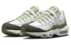 Nike Air Max 95 Сетка Текстиль Кожа Низкий Верх Повседневная Обувь Мужская Белый Зеленый