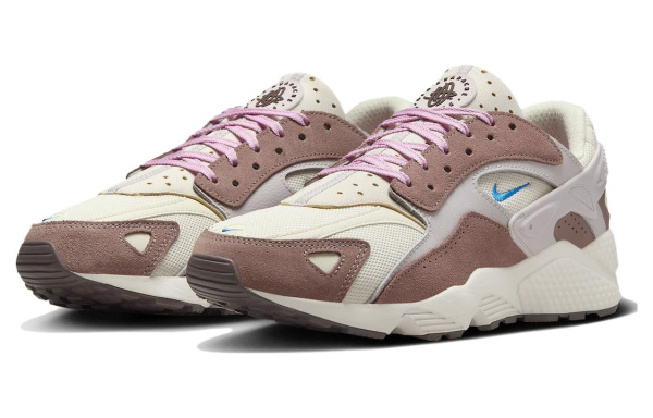 Nike Air Huarache Low Топ Повседневные Беговые Кроссовки Мужские Коричневые Бежевые Розовые
