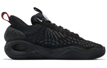 Nike Cosmic Unity 1 Low Топ Баскетбольные кроссовки для игры Мужской Черный Синий Азиатская версия