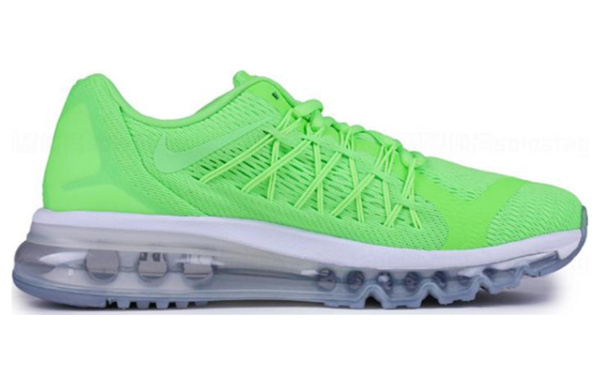 Nike Air Max 2015 Low Топ Детские Лайфстайл Кроссовки Зеленые Подростковые