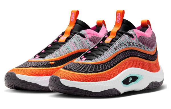 Nike Cosmic Unity 3 Амортизация Противоскользящие Устойчивые к истиранию MID Топ Баскетбольные кроссовки Мужские