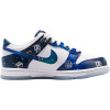 LEGO X Nike Dunk противоскользящие устойчивые к истиранию низкие кеды для детей для скейтбординга белый ЯРКИЙ СИНИЙ