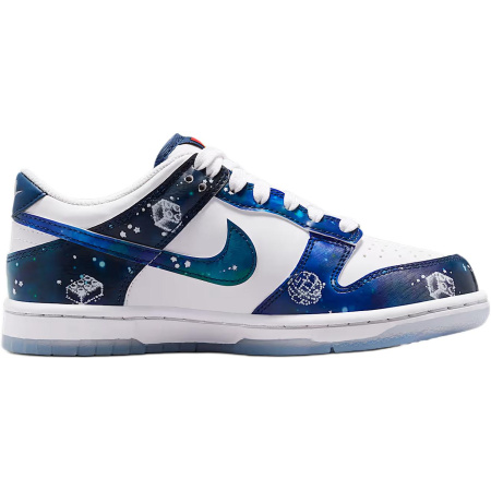 LEGO X Nike Dunk противоскользящие устойчивые к истиранию низкие кеды для детей для скейтбординга белый ЯРКИЙ СИНИЙ