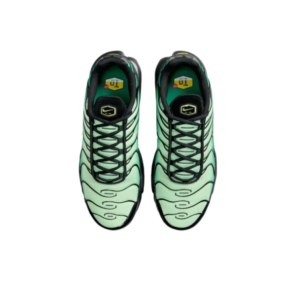 Nike Air Max Plus Амортизация Низкий Верх Повседневная Обувь Унисекс Зеленый Черный