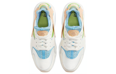 Nike Air Huarache Low Беговые кроссовки Женские Белый Зеленый Синий