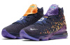 Nike Lebron 17 Амортизация Противоскользящие Высокие Баскетбольные Кроссовки Унисекс Фиолетовые