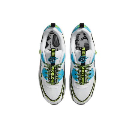 Nike Air Max 90 Синтетическая кожа Низкие кеды с воздушной подушкой для повседневного бега Унисекс
