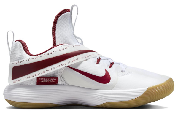 Nike React HyperSet LE противоскользящие устойчивые к истиранию низкие баскетбольные кроссовки унисекс белые