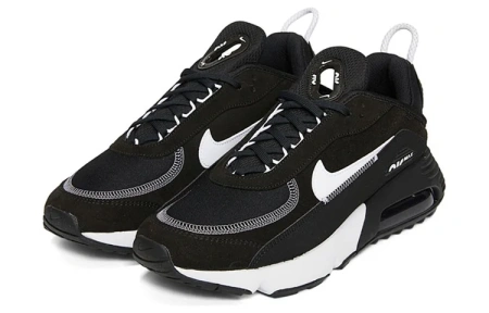 Nike Air Max 2090 Устойчивый к истиранию Легкий Низкий Топ с амортизацией Беговые кроссовки Мужские Черные