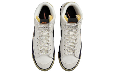 Nike Blazer Mid Скейтборд Кроссовки Мужские Белый Черный