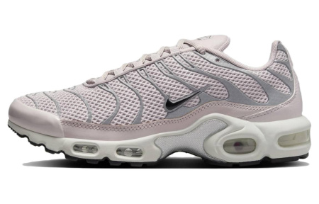 Nike Air Max Plus Сетка Устойчивая к истиранию Низкая Повседневная Обувь Женская Серебряный Розовый