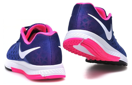Nike Air Zoom Pegasus 31 Противоскользящие Устойчивые к истиранию Низкие Беговые кроссовки Женские Синие