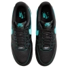 Nike Air Force 1 Slip-Resistant Abrasion-Resistant Low-Top Скейтборд Кроссовки Мужские Черный Аврора Зеленый