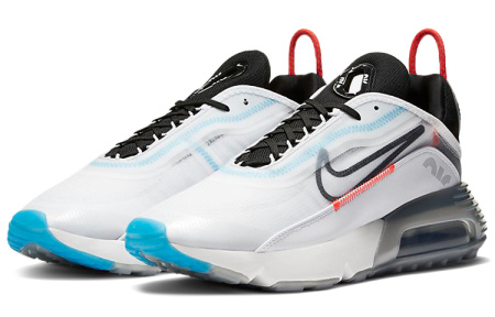 Nike Air Max 2090 Винтаж Дышащие Низкие Кроссовки с воздушной подушкой для бега Унисекс Белые