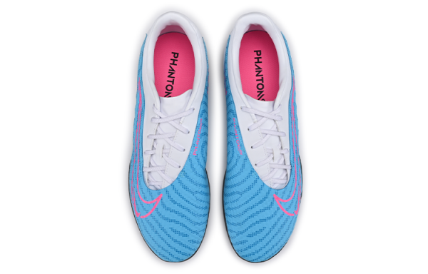 Nike IC In Амортизирующие Противоскользящие Устойчивые к износу Футбольные бутсы Мужские Синие Белые