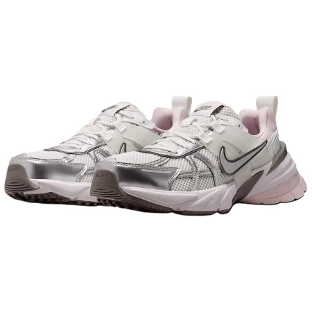 Nike V2K Run Устойчивый к истиранию Низкий Топ Резина Повседневные Беговые Кроссовки Женские Серые