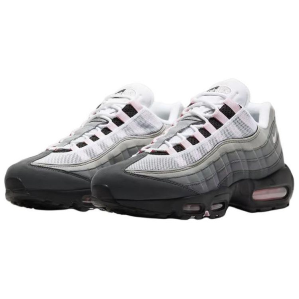 Nike Air MAX 95 Low Топ Повседневные Беговые Кроссовки Женские Серый Розовый