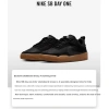 Nike SB DAY ONE Замша Устойчивая к истиранию Дышащие Низкие Кеды для Детей Лайфстайл Черные Унисекс