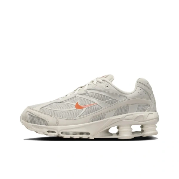 Nike Shox Ride 2 Амортизация Износостойкие Низкие Кроссовки для Бега Унисекс Экрю