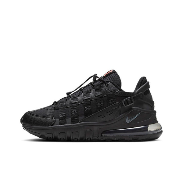 Nike Air Max 270 Текстиль Синтетическая кожа Низкие кроссовки для бега Мужские Черные Красные