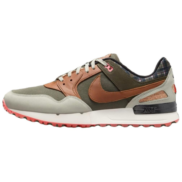 Nike Air Pegasus 89 Противоскользящая Устойчивая к истиранию Низкая Обувь для гольфа Унисекс Зеленый Коричневый